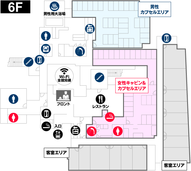 フロアマップ6F